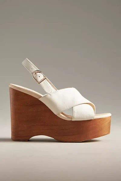 MATISSE FOX WOOD-BOTTOM PLATFORM SANDALS