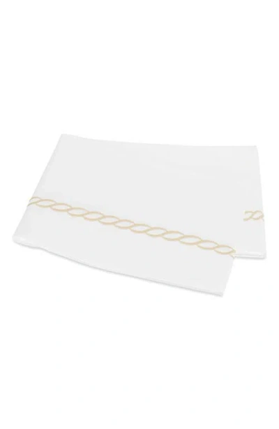 MATOUK MATOUK CLASSIC CHAIN COTTON PERCALE FLAT SHEET