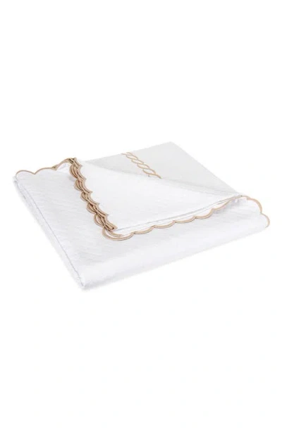 MATOUK MATOUK CLASSIC CHAIN SCALLOP MATELASSÉ COVERLET
