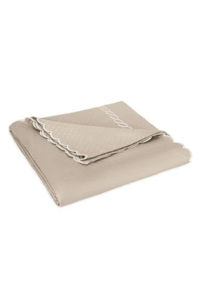 MATOUK MATOUK CLASSIC CHAIN SCALLOP MATELASSÉ COVERLET