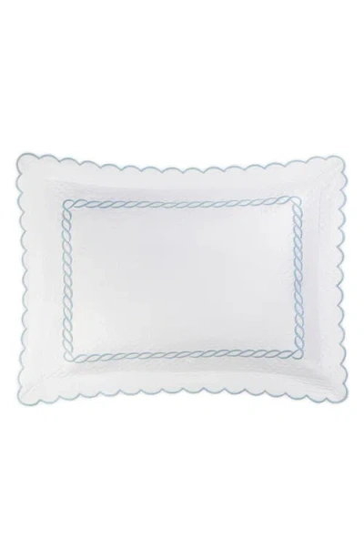 MATOUK MATOUK CLASSIC CHAIN SCALLOP MATELASSÉ PILLOW SHAM