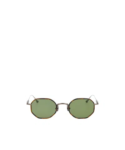 MATSUDA GEOMETRIC FRAME SUNGLASSES