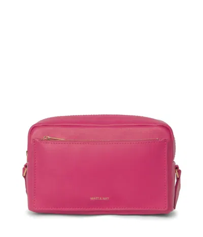 MATT & NAT PAIGE VEGAN CROSSBODY BAG- ARBOR IN DRAGONFRUIT