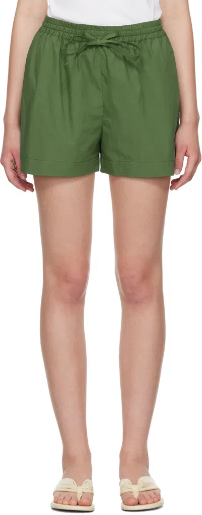 MATTEAU GREEN RELAXED SHORTS
