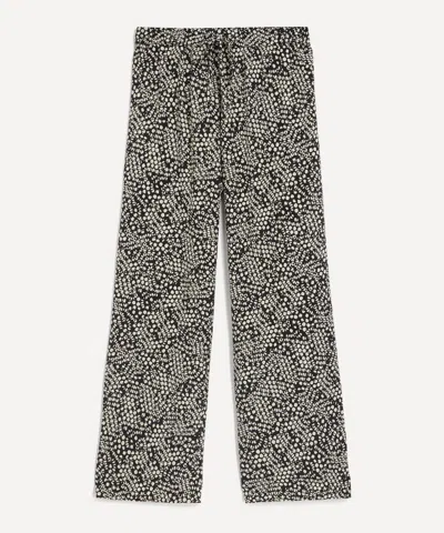 MATTEAU MATTEAU WOMEN'S DRAWSTRING SILK TROUSERS