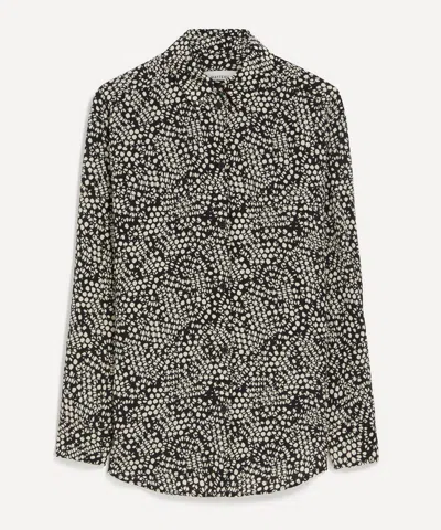 MATTEAU MATTEAU WOMEN'S LONG SLEEVE SILK SHIRT