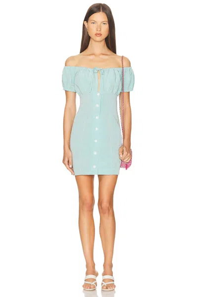 MATTHEW BRUCH BUBBLE TIE MINI DRESS