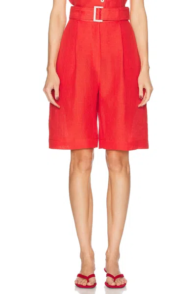 MATTHEW BRUCH PLEATED BERMUDA SHORT