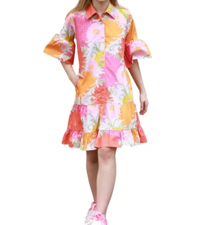 MAUDE VIVANTE ZARA DRESS IN FLORAL BUNCHES