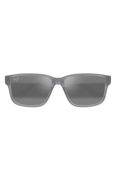 MAUI JIM MAUI JIM 58MM POLARIZEDPLUS2® RECTANGULAR SUNGLASSES