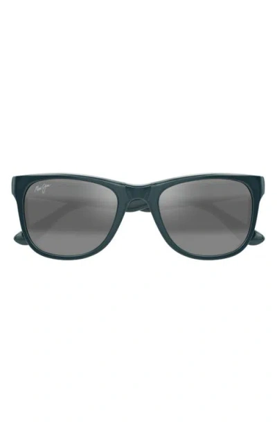 MAUI JIM MAUI JIM KIKONIA XL 53MM WRAPAROUND RECTANGULAR SUNGLASSES