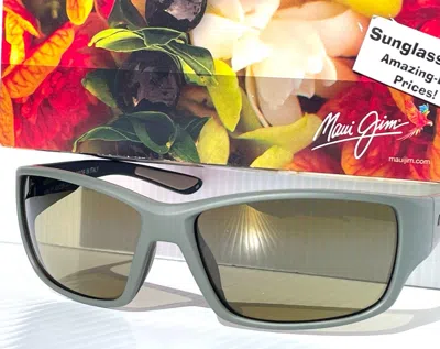 MAUI JIM MAUI JIM LOCAL KINE MAT OLIVE POLARIZED BRONZE LASS SUNGLASS HT810-54C