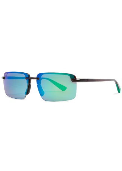 MAUI JIM MAUI JIM RIMLESS RECTANGLE-FRAME SUNGLASSES