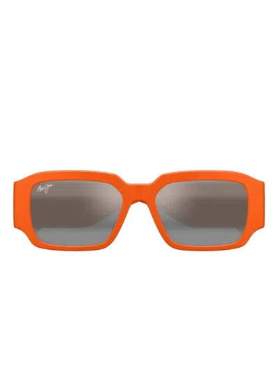 MAUI JIM SQUARE-FRAME SUNGLASSES