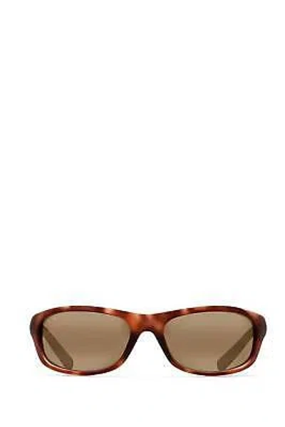 MAUI JIM MAUI JIM UNISEX KIPAHULU WRAP SUNGLASSES IN MARLIN HCL BRONZE - SIZE ONE SIZE