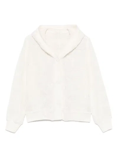 MAURIZIO MYKONOS CORDED LACE-TRIM JACKET