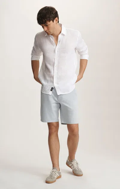 MAVI JACOB CROP SHORTS IN ICE BLUE CASUAL TWILL