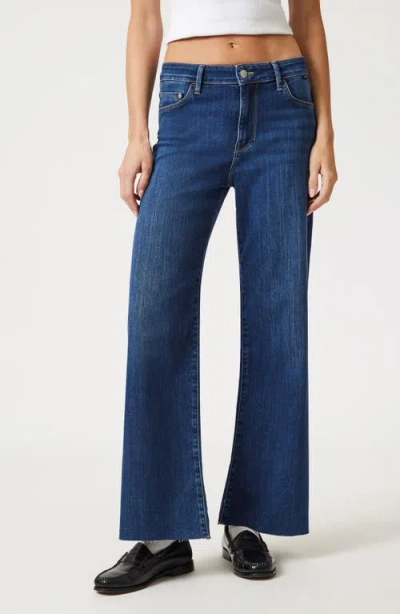 MAVI JEANS MAVI JEANS RAW HEM HIGH WAIST WIDE LEG JEANS