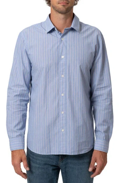 MAVI JEANS MAVI JEANS STRIPE COTTON BUTTON-UP SHIRT