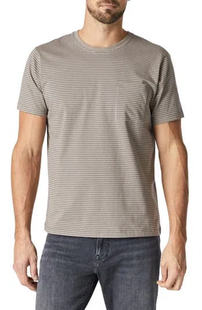 MAVI JEANS MAVI JEANS STRIPE COTTON POCKET T-SHIRT