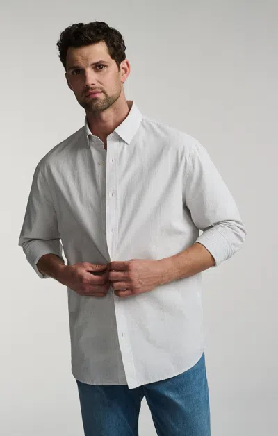 MAVI LONG SLEEVE BUTTON-UP TENCEL™ SHIRT IN BLACK IRIS