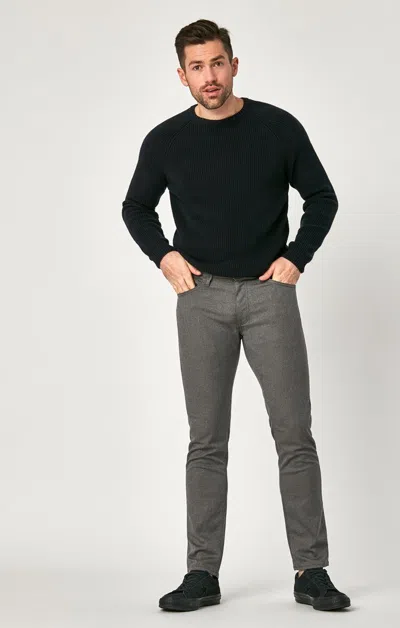 MAVI MARCUS SLIM STRAIGHT LEG IN GREY FEATHER TWEED