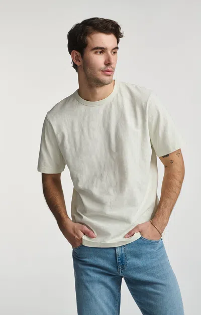 MAVI SLUB SHORT SLEEVE T-SHIRT IN FOGGY DEW