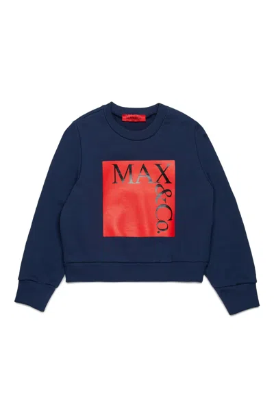 MAX & CO BRANDED CREW-NECK SWEATSHIRT