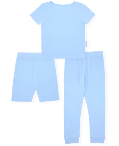MAX & OLIVIA BABY AND TODDLER BOYS 3-PEIECE PAJAMA TOP AND PANT SET