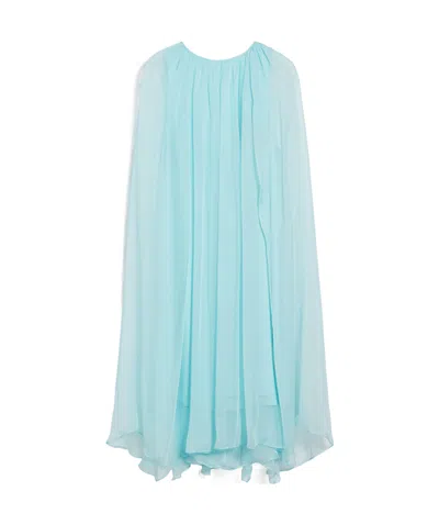 MAX MARA MAX MARA PIANOFORTE TULLE CREWNECK SLEEVELESS DRESS