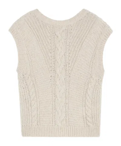 MAX MARA MAX MARA STUDIO CREWNECK KNITTED VEST