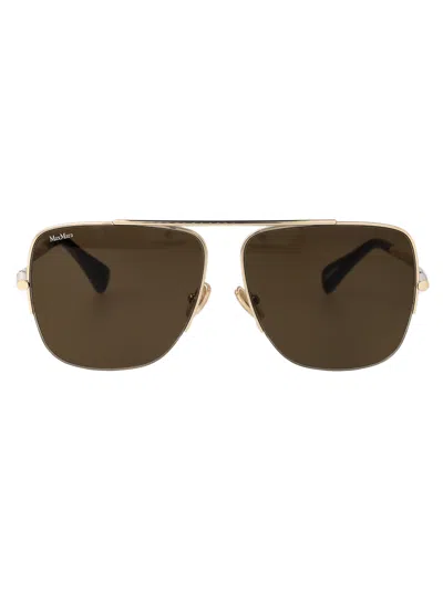 MAX MARA MAX MARA AVIATOR SUNGLASSES MM0121/S 32 N
