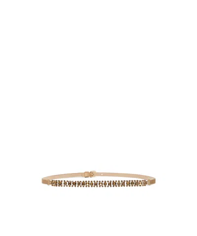 MAX MARA BEJEWELLED SATIN BELT