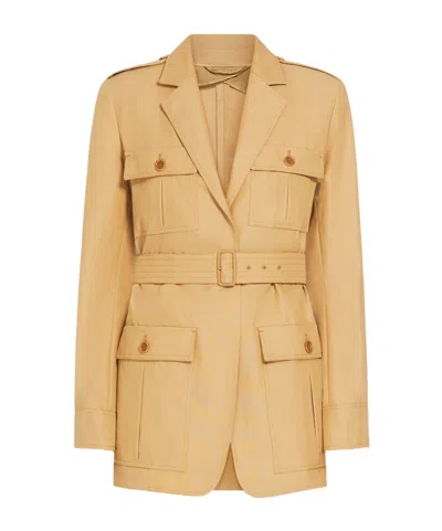 MAX MARA MAX MARA BELTED LONG-SLEEVED JACKET