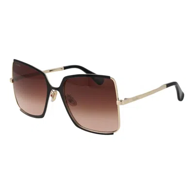 MAX MARA BLACK WOMEN SUNGLASSES