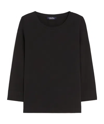MAX MARA 'S MAX MARA DURAT STRIPED CREWNECK TOP
