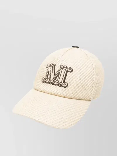 MAX MARA BRANDED BASEBALL CAP CURVED PEAK