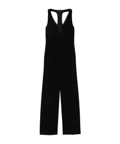 MAX MARA CADY TUXEDO JUMPSUIT