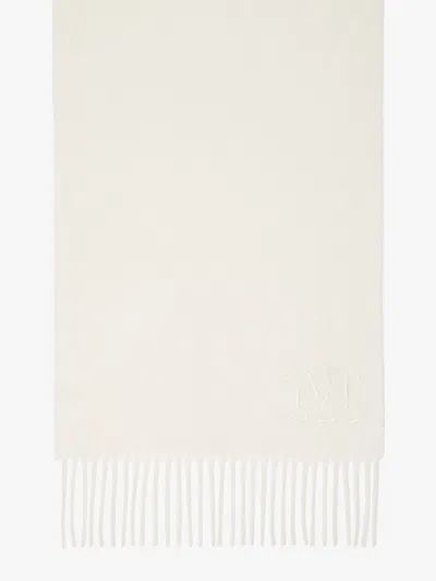 MAX MARA CASHMERE STOLE WITH EMBROIDERY