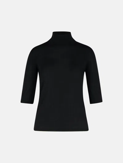 MAX MARA 'CECINA' BEIGE VIRGIN WOOL TURTLENECK SWEATER