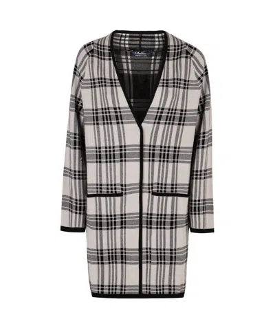 MAX MARA CHECKED CARDIGAN