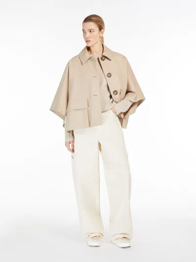 MAX MARA COTTON GABARDINE CAPE