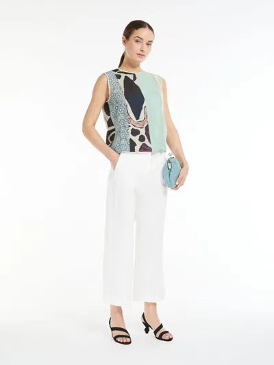 MAX MARA COTTON MACRAMÉ TOP