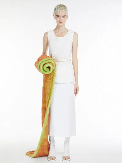 MAX MARA CREPE JERSEY SLEEVELESS TOP