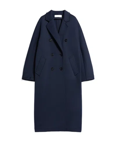 MAX MARA DARK BLUE MADAME2 COAT