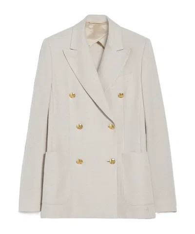 MAX MARA MAX MARA DOUBLE-BREASTED LONG-SLEEVED JACKET