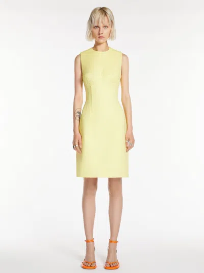 MAX MARA DOUBLE-FACED COTTON DRESS