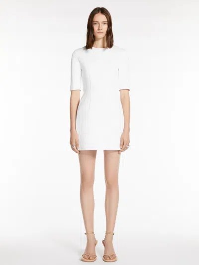 MAX MARA DRESS IN COTTON DOUBLE FABRIC