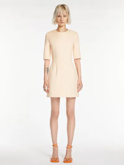 MAX MARA DRESS IN COTTON DOUBLE FABRIC