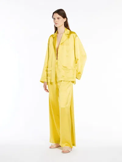 MAX MARA FLOWING SATIN TROUSERS